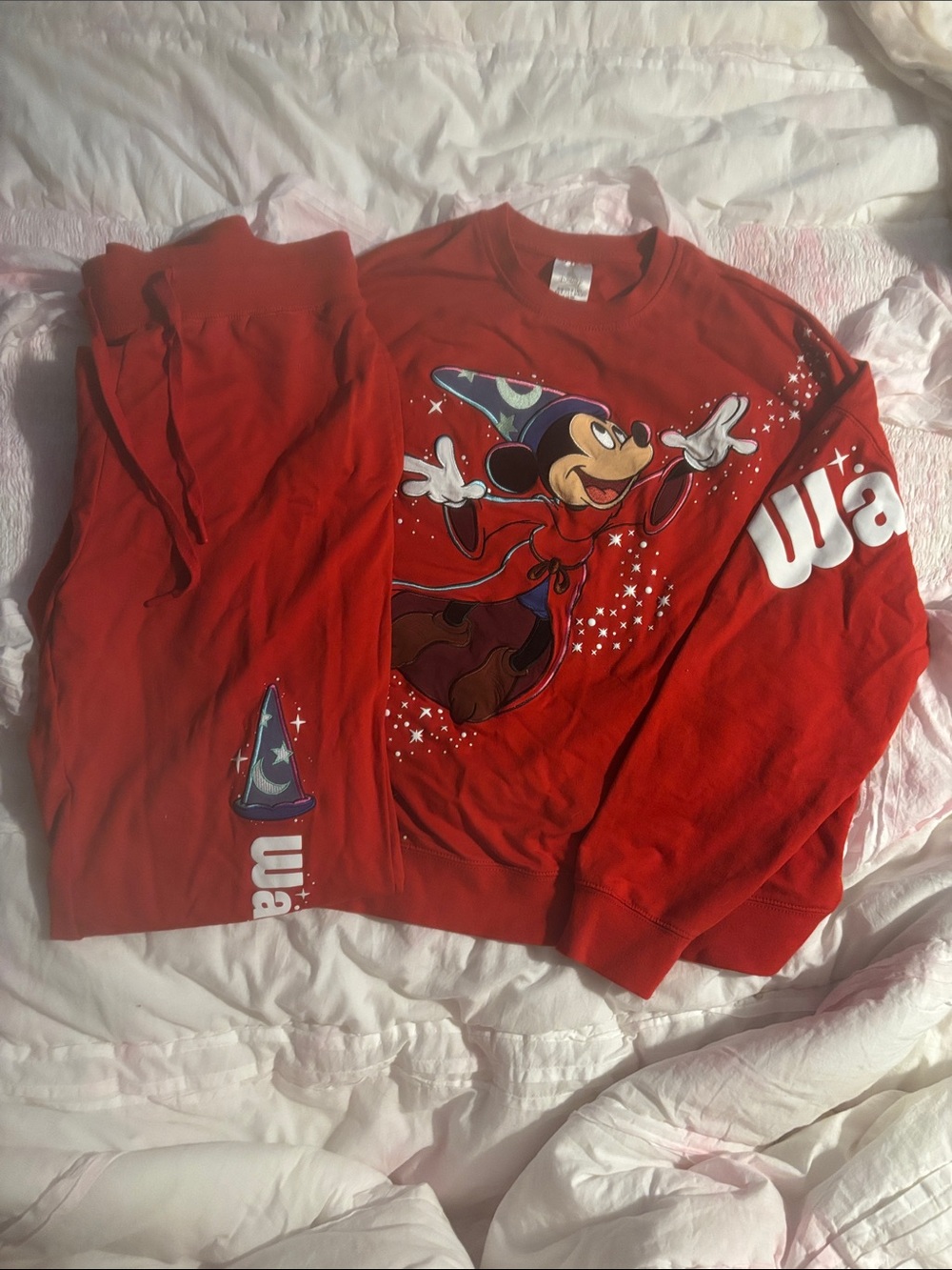 Walt Disney World Sorcerer Mickey Sweatshirt & Joggers Matching Set